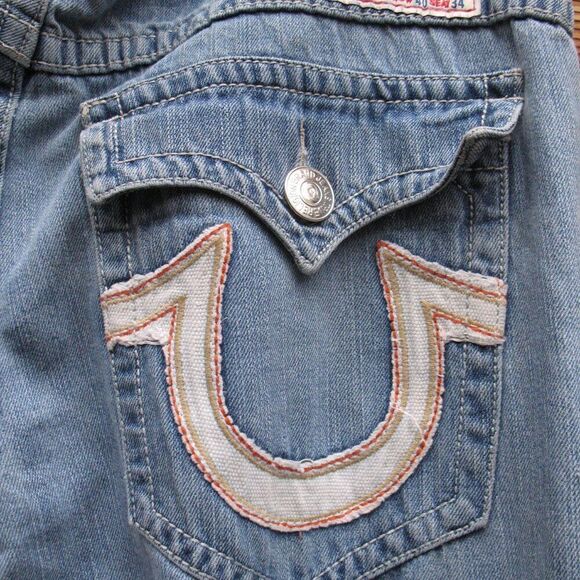 Vintage True Religion Mens Joey Super T Jeans 40 X 32 - Picture 8 of 14